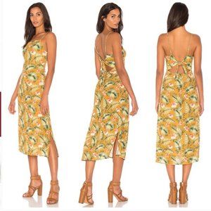 Sincerely Jules Tiki Palm Midi Slip Dress